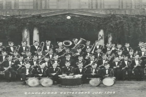 Bilde av Sandefjord Guttekorps juni 1948
